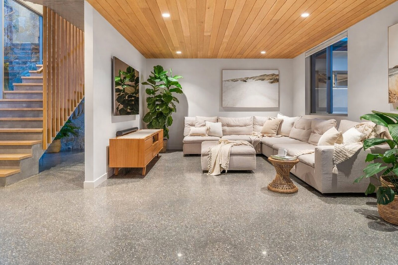 Concrete floor installation in Florence, SC